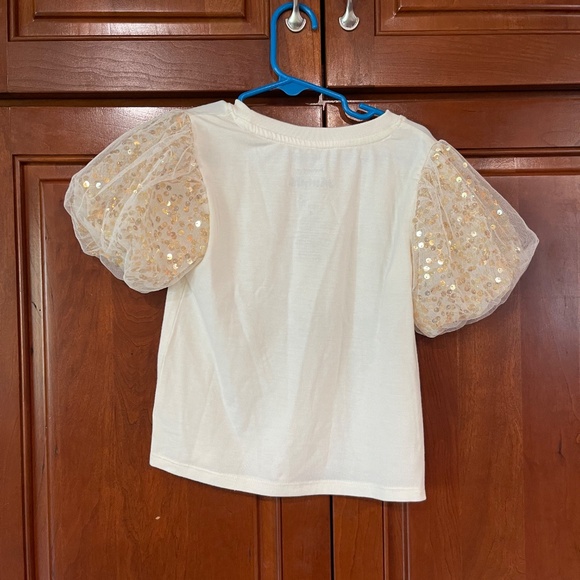 Sparkly Minnie shirt never worn 4t - Picture 2 of 2